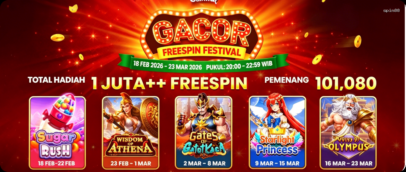 Login spin88 Sekarang Bonus Melimpah
